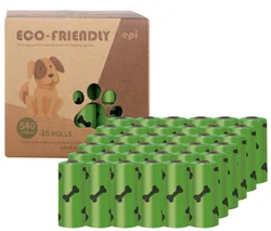 Lavender friendly dog poop bag set biodegradable earth rated pet poop bag