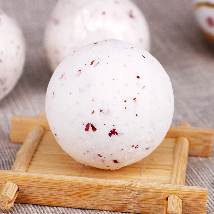 Latest arrival cross-border wholesale explosive salt bath ball toiletries bath special bath bomb