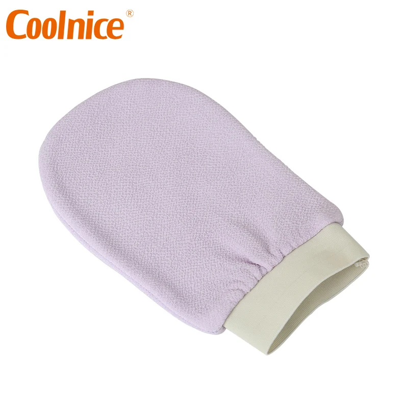 Coolnice New arrive 100% Viscose   Bath Exfoliating Mitt  Morocco With Mitts Bath Scrubber Body