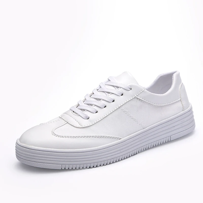 2019 fashion new design no brand solid color breathable and comfortable classic men shoes sneakers for custom