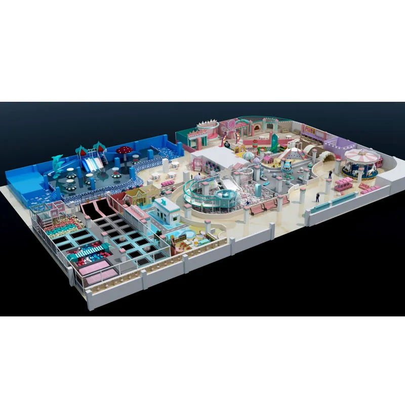 Commercial Indoor Playground Kids Softplay Equipment Candy Theme Mini Indoor Playground Entertainment For Kids Children