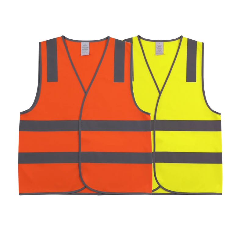 
Hi Vis Safety Workwear Reflective Taped Security Vest 