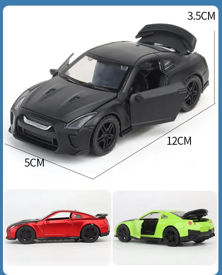 1:36 Diecast Toy Vehicles Back Model Car Pull back toy car Wholesale plastic creative DIY pull back car