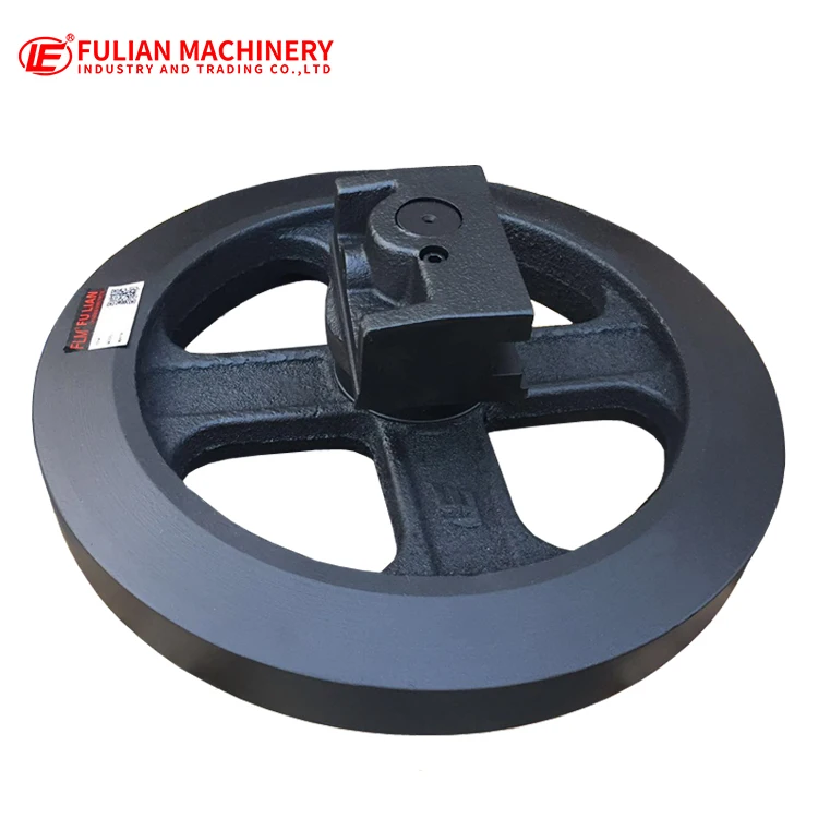  Mini excavator front idler assy for Hanix SB550 Undercarriage Crawler Track Spare Parts Bottom Roller
