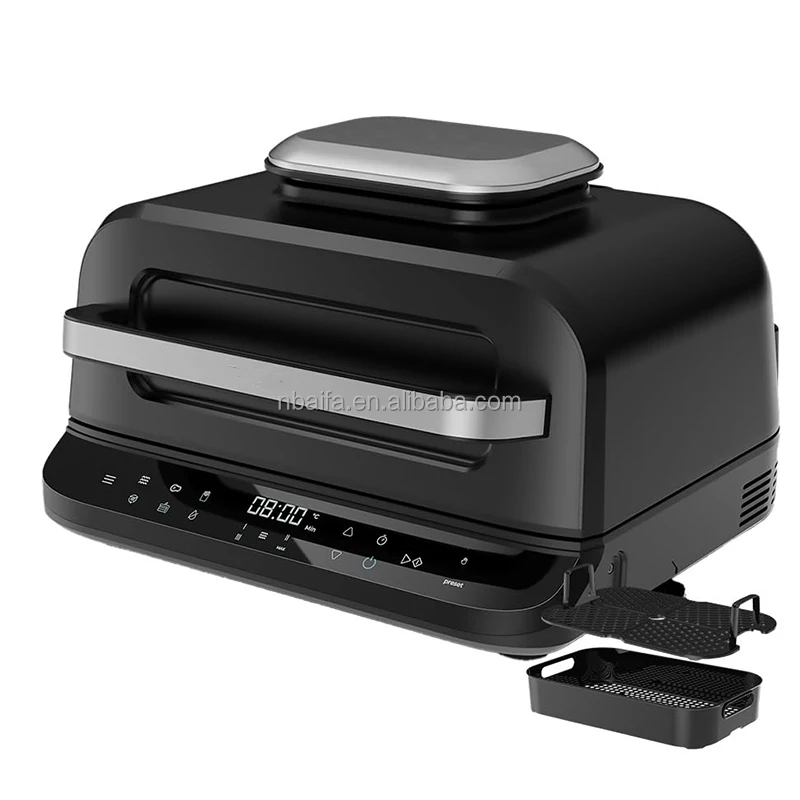 Aifa Indoor Air fryer grill 8 in 1 cooking function with Smart Thermometer smokeless grill and air fryer