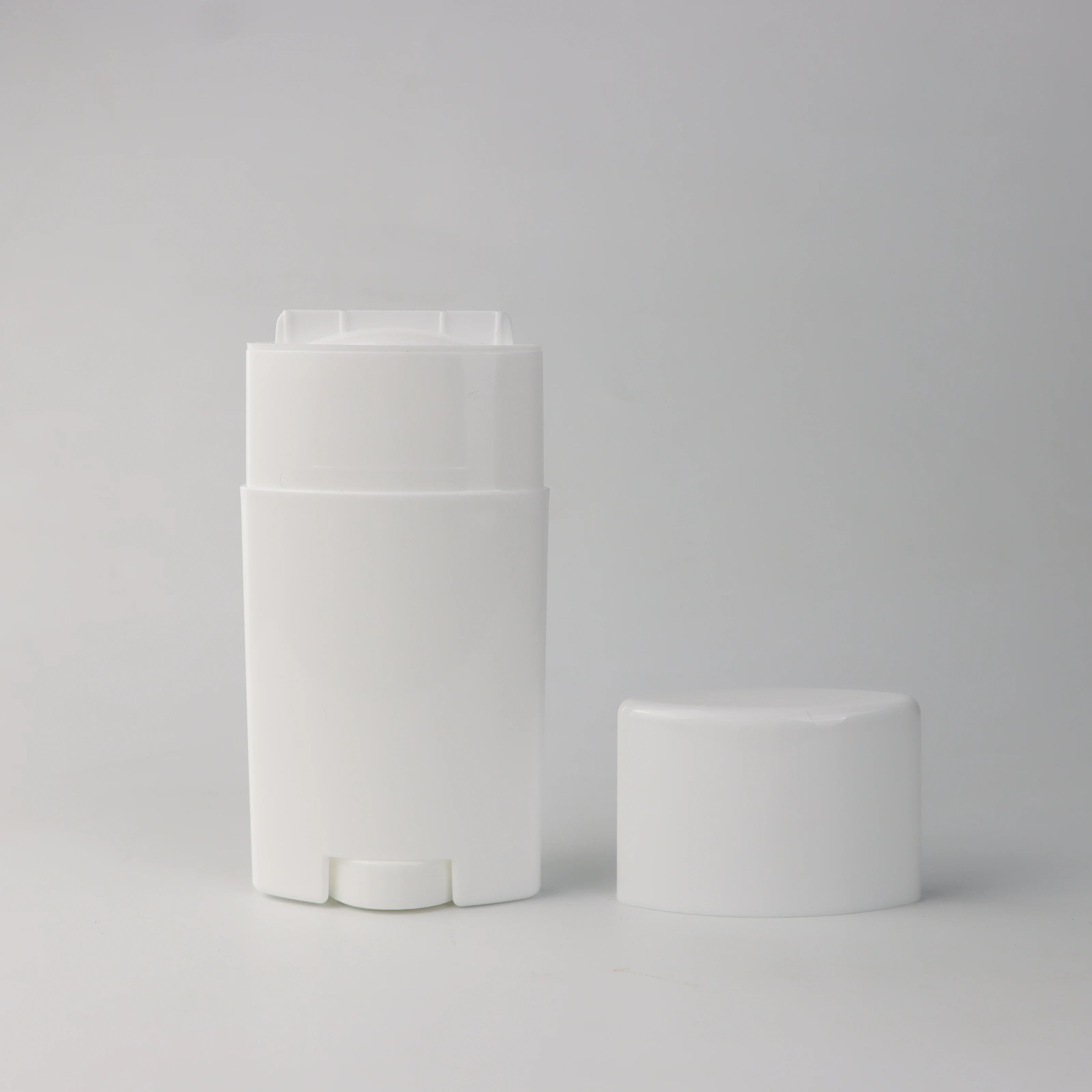 Manufacturer sales 75g white PP deodorizing stick tube sunscreen stick tube