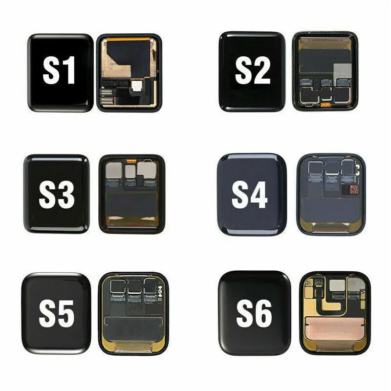 Для Apple watch Series 1 2 3 4 38 мм 42 40 44 ЖК-дисплей сотовый GPS org Pantalla Замена дигитайзер