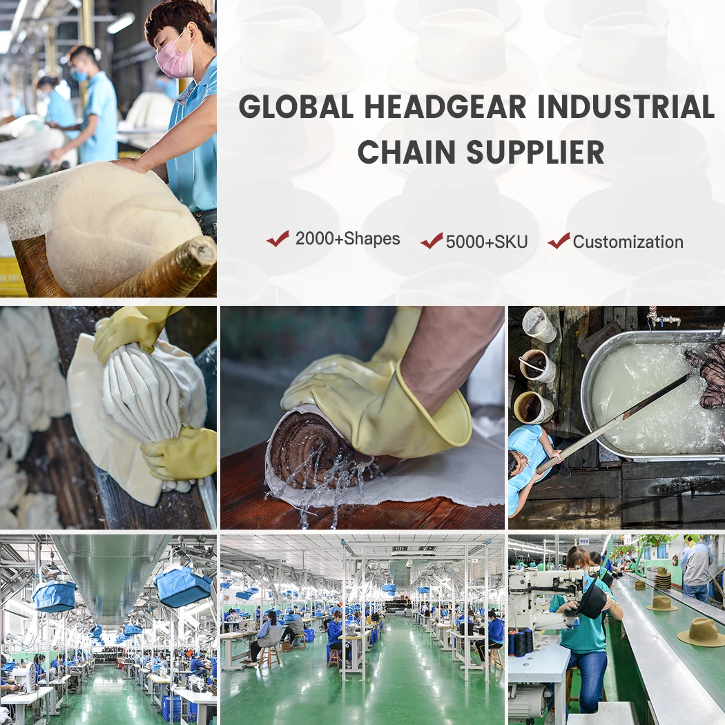 HUAYIHATS  Adult Men Women cowboy hat Wide Brim Western Style 100% Wool Felt Cowboy Hats white cowboy