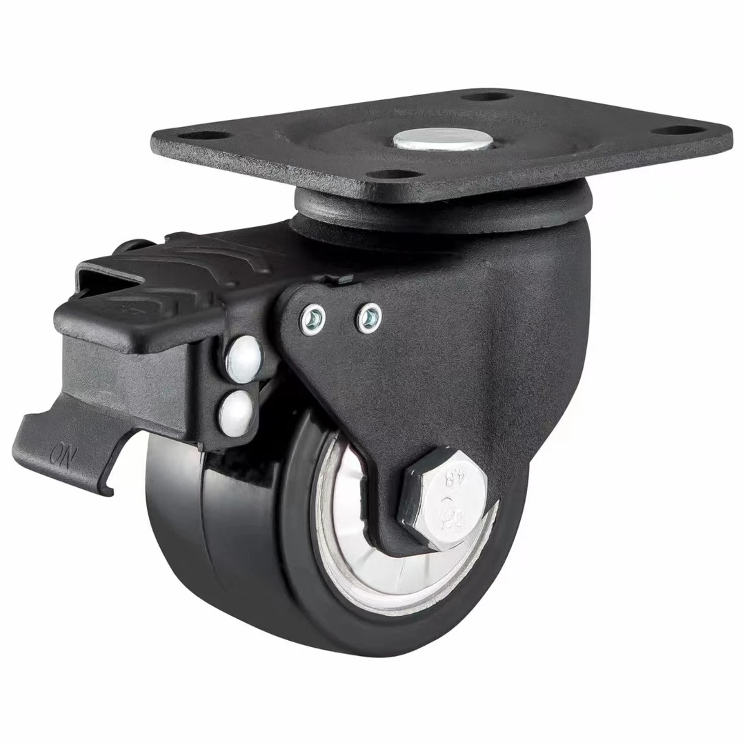 Specializing in the Production and Wholesale of Hot-selling Light High Quality M5 M6 M8 M10 Black Plastic Fixed Wheels