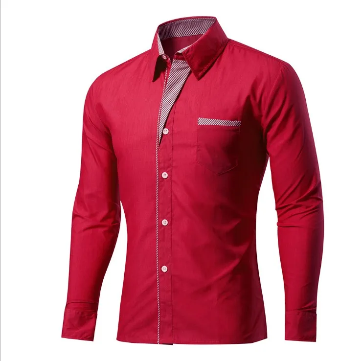 
Factory price wholesale men shirt fabric dress designs made in China 