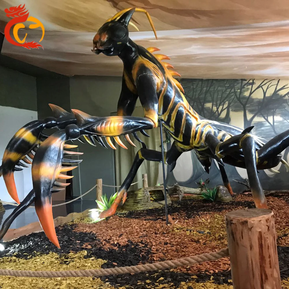 Chuangying big size moving large scale-up realistic robotic simulation insect models for children scientific park