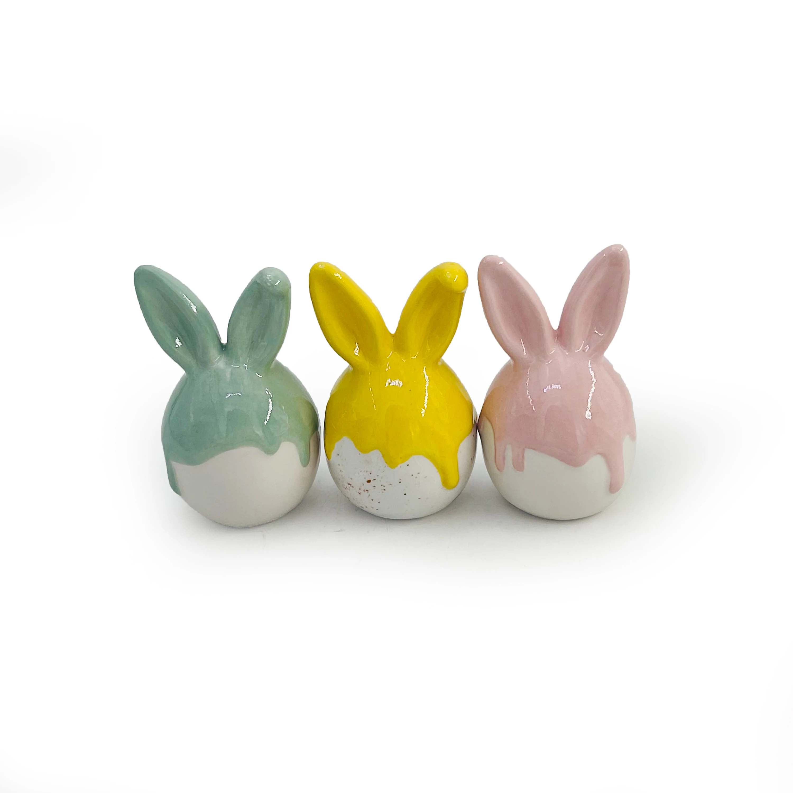 Highly Recommend Custom Home Decoration Rabbit And Egg Shape Easter Decoration