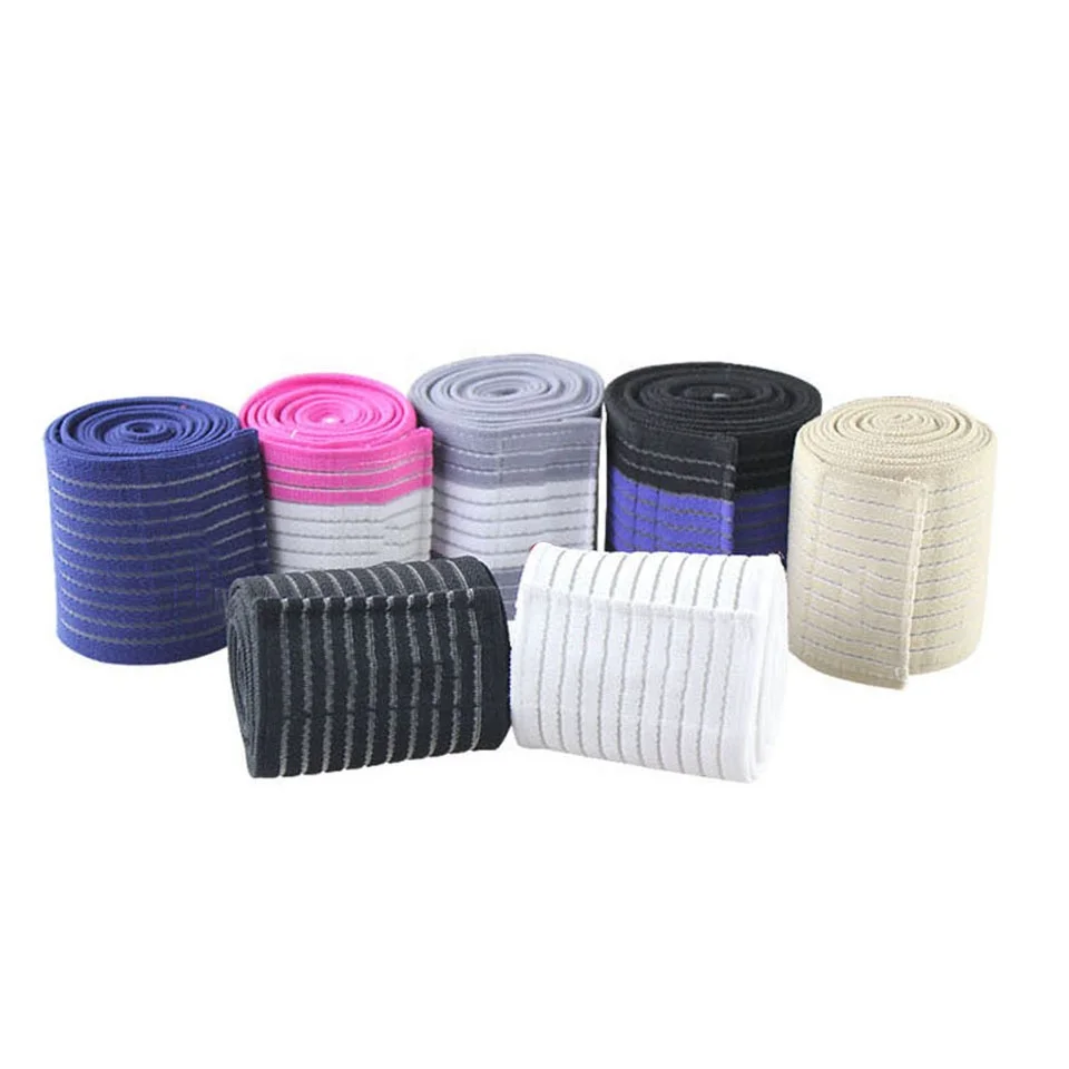 Adjustable Breathable Wrist Sweat Bands Sport Wrist Wraps For Training