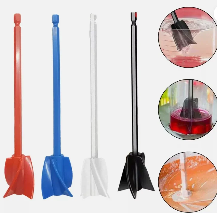 Epoxy Mixer Paint Drill Attachment Paddle Consistency Liquid-Resin-Head-Stirrer