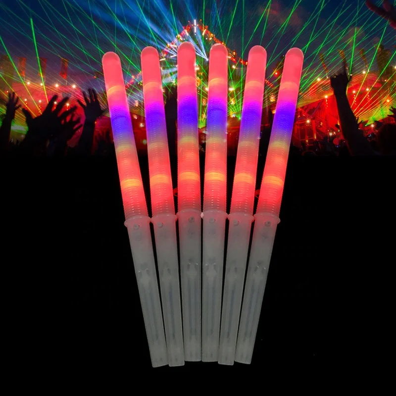 
China Supplier 8 functions light sticks Led flashing glow sticks party supplies decorations for kids toys 