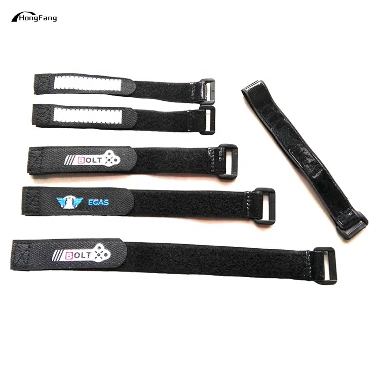 Adjustable Rubber Backing Hook and Loop Strap