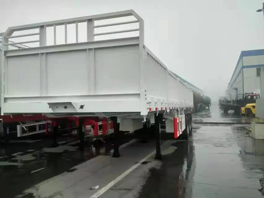 Chinese Heavy Loader Container Trailers Chassis 20 Or 40 FT 50 Ton 60 Ton Flat Bed Trailer For Sale