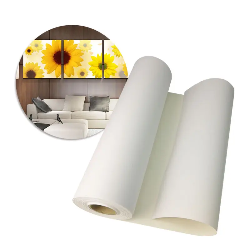 Wholesale 100% Cotton 280g  Custom Size Stretched DIY White Blank Canvas Roll For Artist Oil Painting Custom Art Supplies