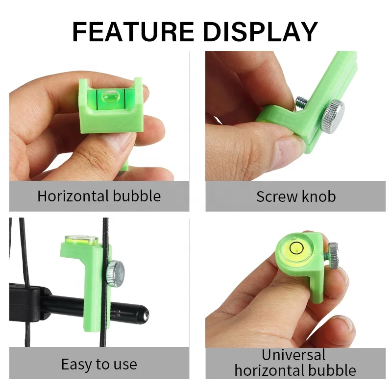 Archery Bow Sight Level Bubble Bows And Arrow Set Accurate Catapult Compound Bow String Carbon Arrow Rest Adjustable Kits