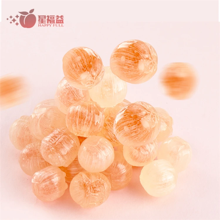 
China Factory Outlet Happyfull Private Label OEM Crystal Dried Fruit Plum Sauce Lemon Prune Hard Candy 