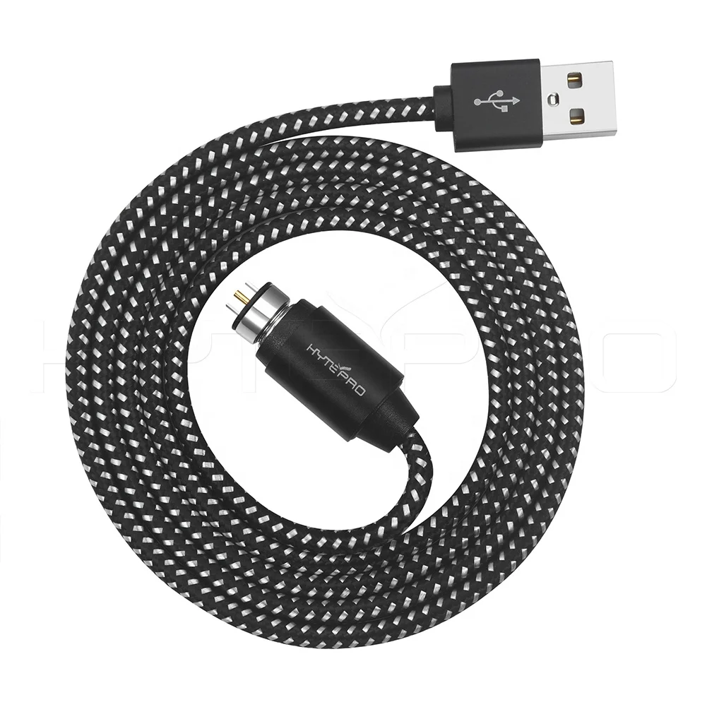 HytePro 2 pin magnetic power cable PP Yarn Fast charging with 5~24V 6A M565