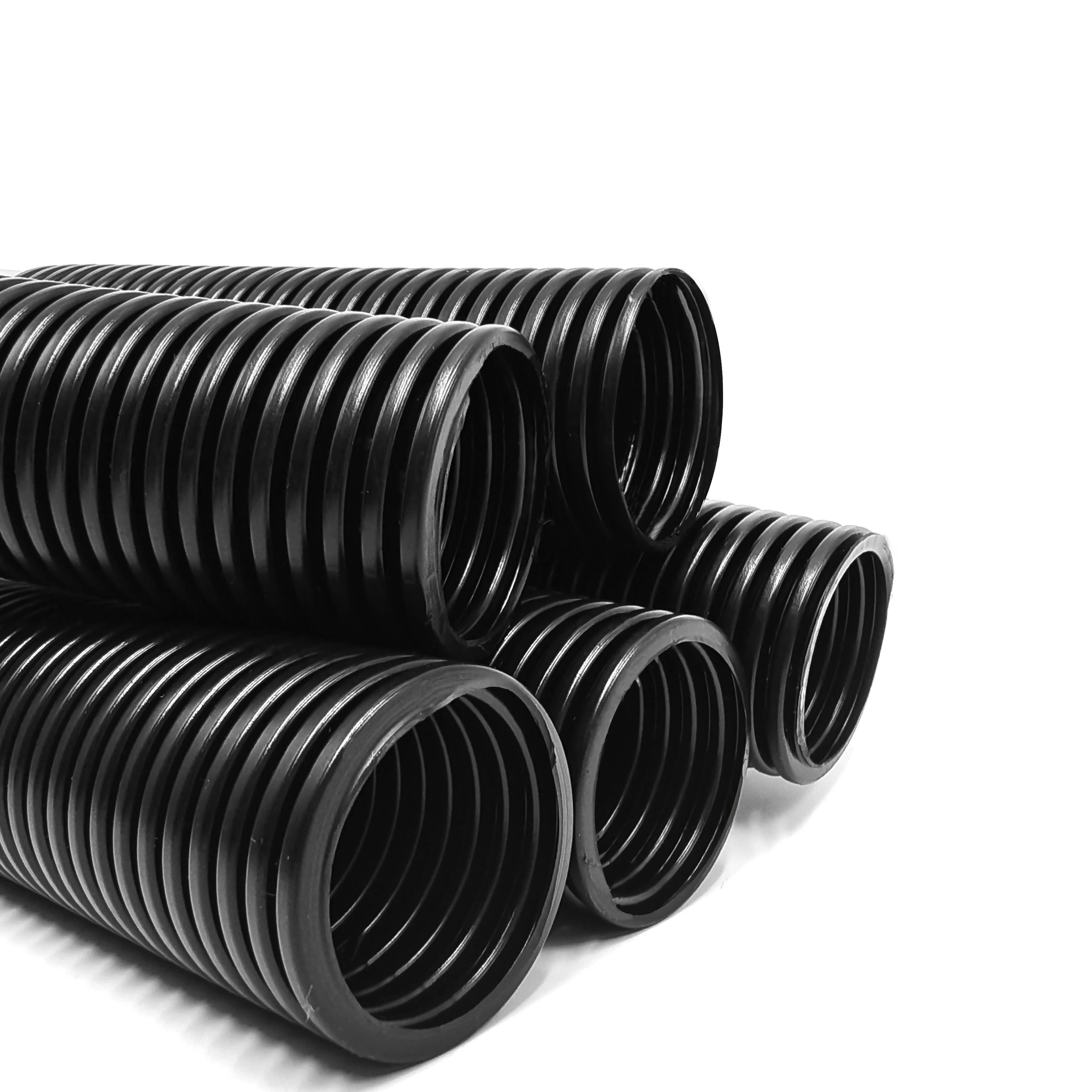 PE PA PP single wall corrugated conduit underground waterproof flexible electric cable Wire harness Storage corrugated pipe