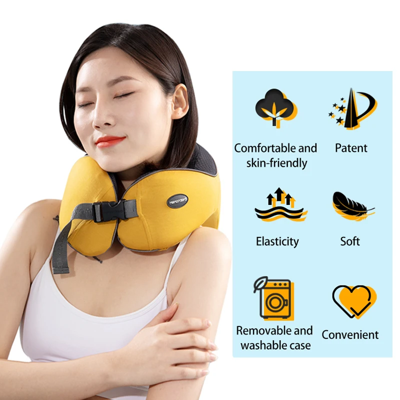 neck protection firm neck roll travel Pillow u shaped travel memory foam neck pillow