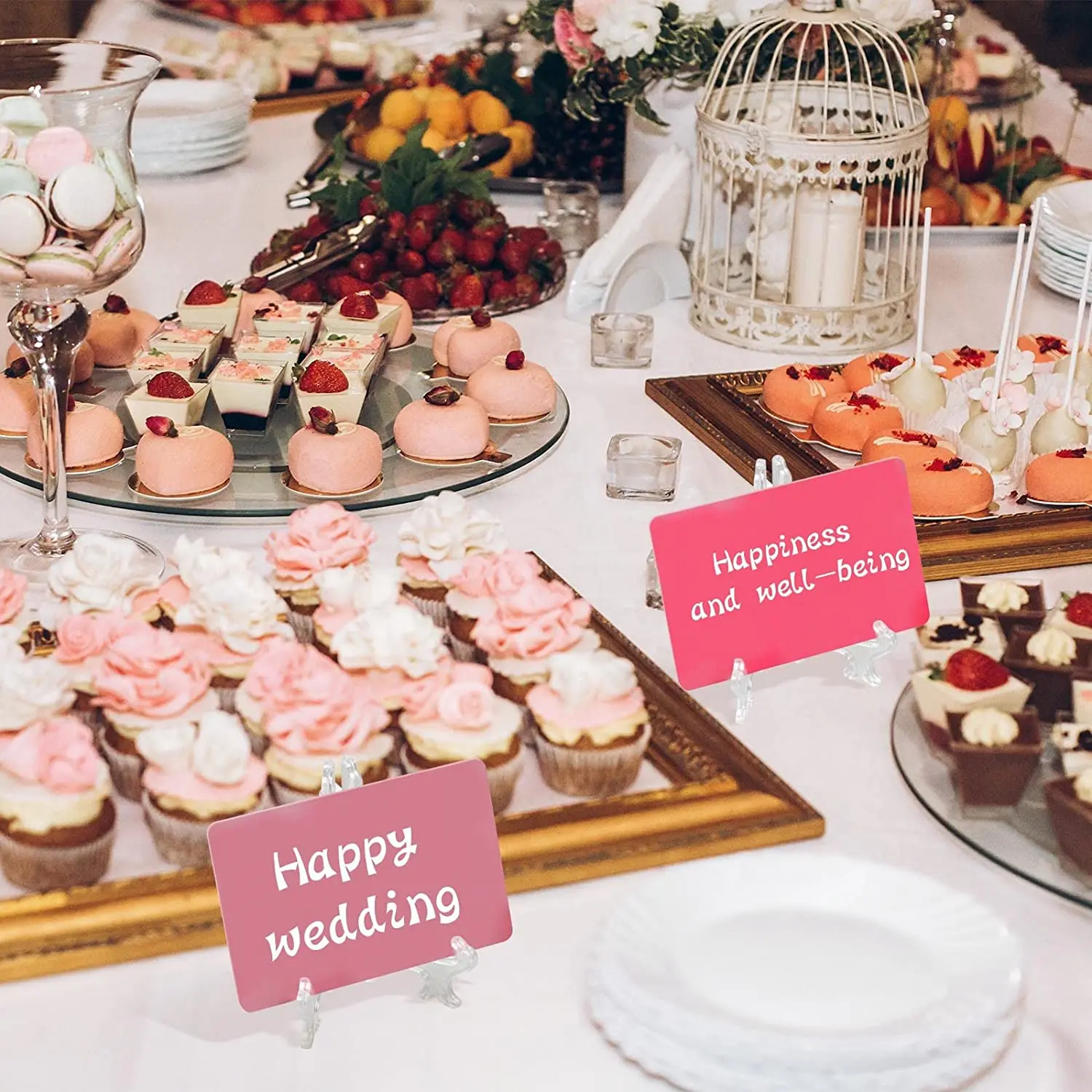 3 Inch Easels Acrylic Plastic Easels for Display Clear Plastic Plate Stands Plastic Picture Mini Easel Stand