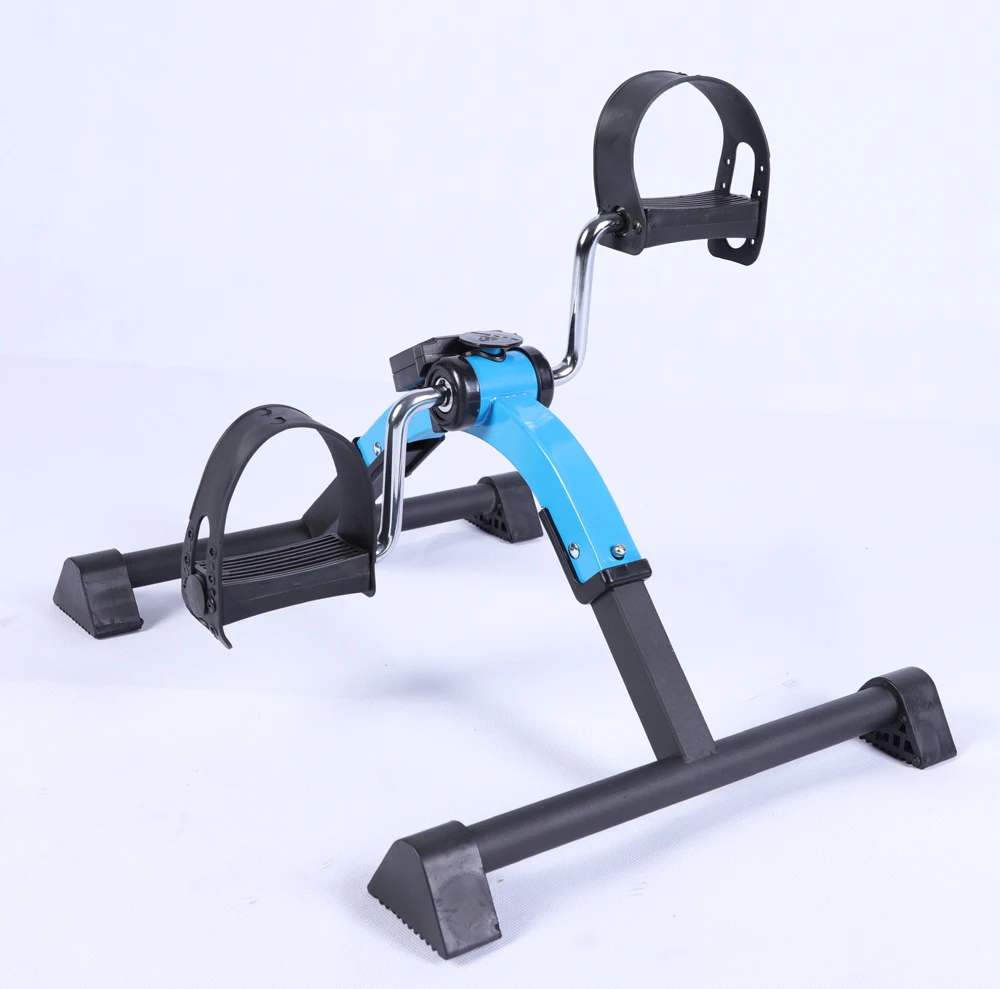 Portable Foot Exercise Cycle for Sitting with LCD Display Mini Stationary Peddler for rehabilitation Physical Therapy Workout