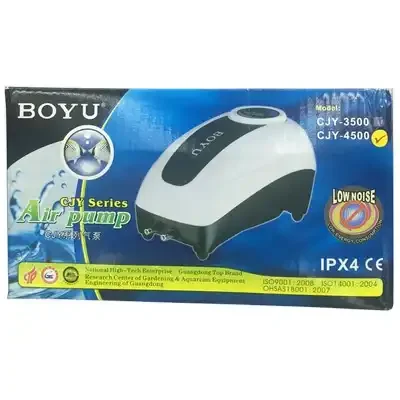BOYU CJY1000 ультра бесшумный аквариумный воздушный насос мини-компрессор кислородный одинарный двойной выпускной