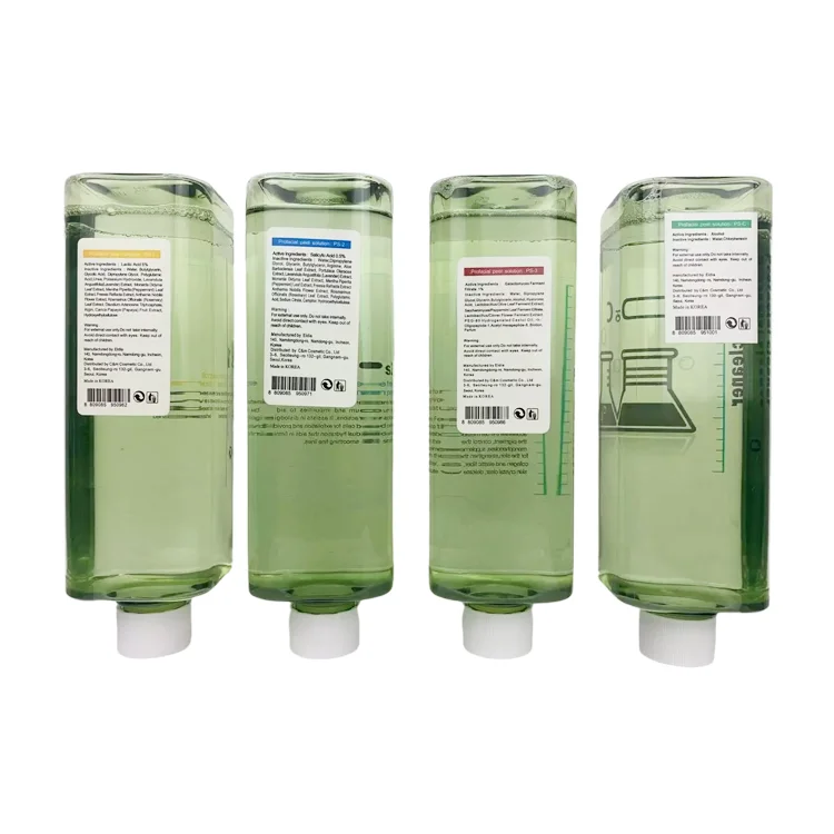 4 Bottles Korean Hydra Beauty Care Skin Machine Facial Serum Bottle Aqua Peel Solution As1 Sa2 Ao3