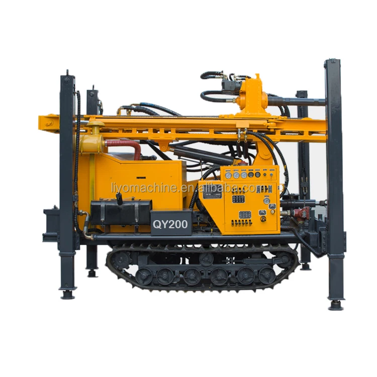 High Efficiency Double Pump Hydraulic Rotary Head Water Well Borehole Drilling Equipment Borehole Core Drilling Machine Price