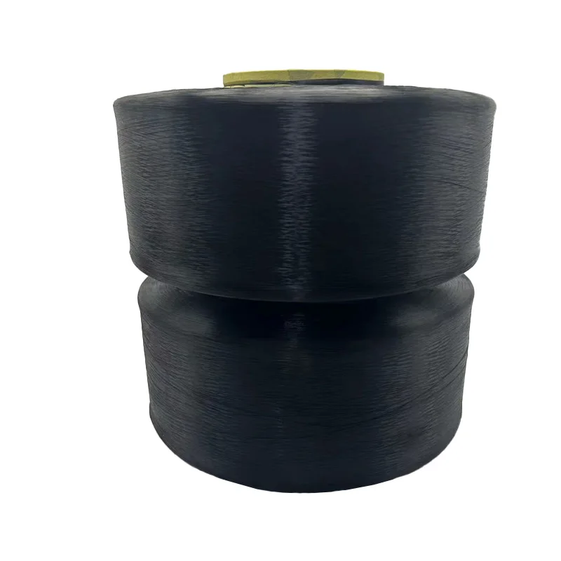 100% Recycled Polyester Yarn 150D/48F High Quality DTY Ring Spun Flame Retardant Filament for High End Products