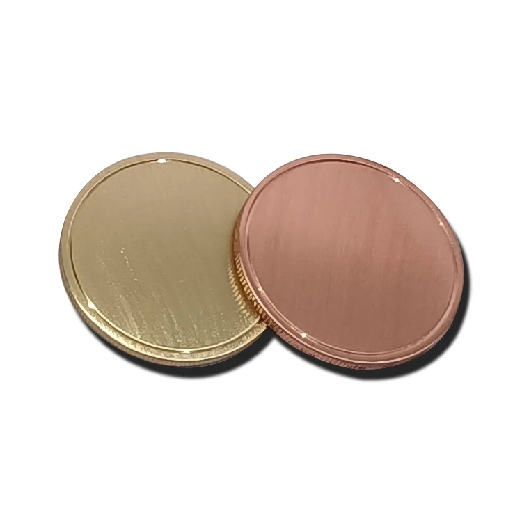 Выгодные заготовки для монет медные/латунные/купроничные Ti SS оптовая продажа горячая распродажа