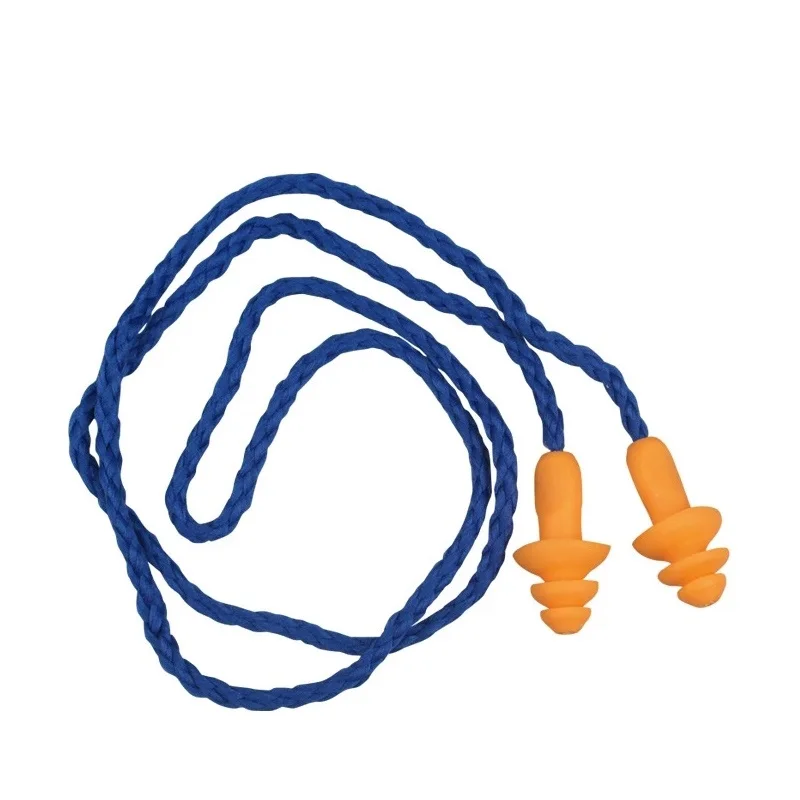 Многоразовые беруши с защитой слуха, 1270 Силиконовые Проводные Беруши, 100 шт./кор.