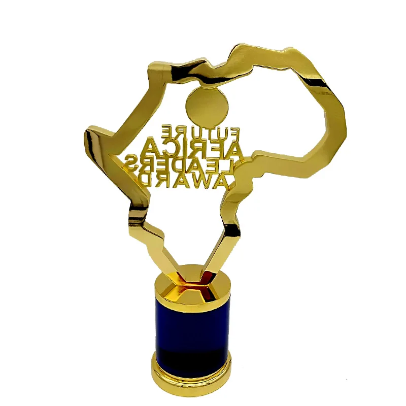 Design crafts metal trophy map commemorative trophy custom trophy medal plaque