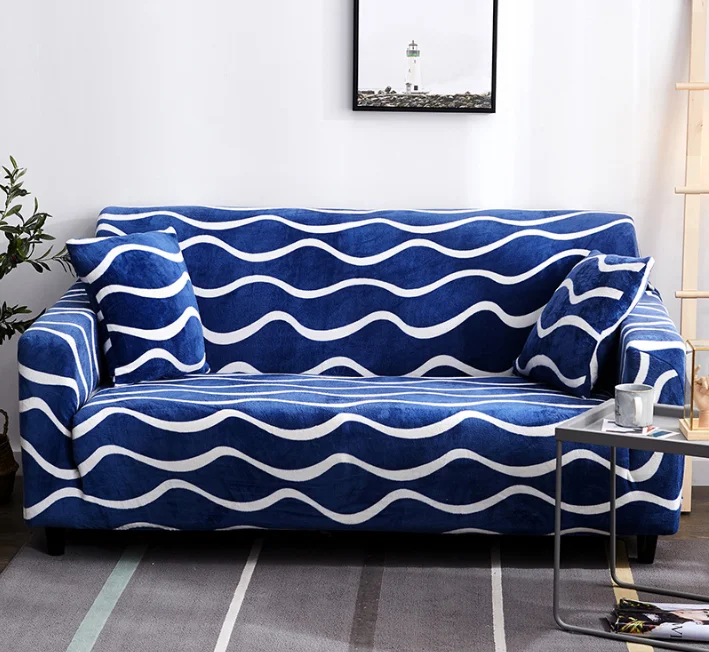 Wholesale Cheap Polyester Loveseat Sofa Couch Cover Elastic Sofa Stretch Spandex Protective Elastic Stretch Corner Sofa Covers