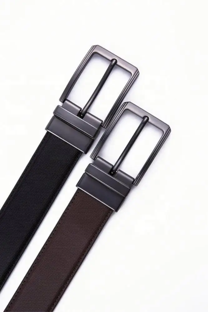 Alfa 100% Genuine Leather Belt Reversible Leather Belt For Men Leather Belt La1225