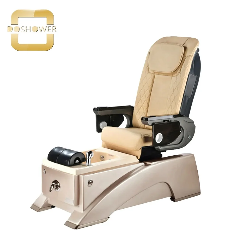 Luxurious pedicure chairs with embedded remote control and chair with height adjustable footrest for pedicure chair wholesale