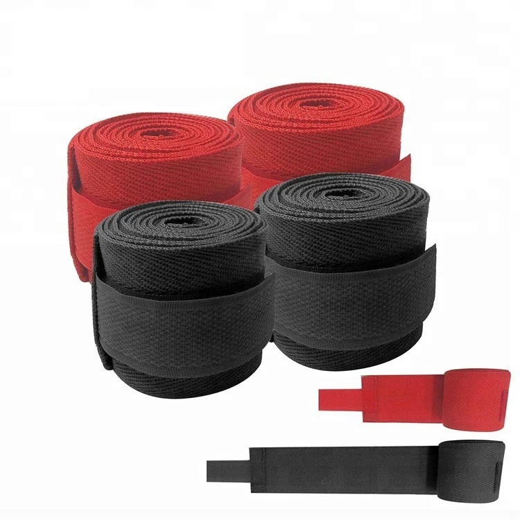 
High Quality Custom Elastic Sports Kick Bandages Protector Boxing Hand Wraps boxing equipment 