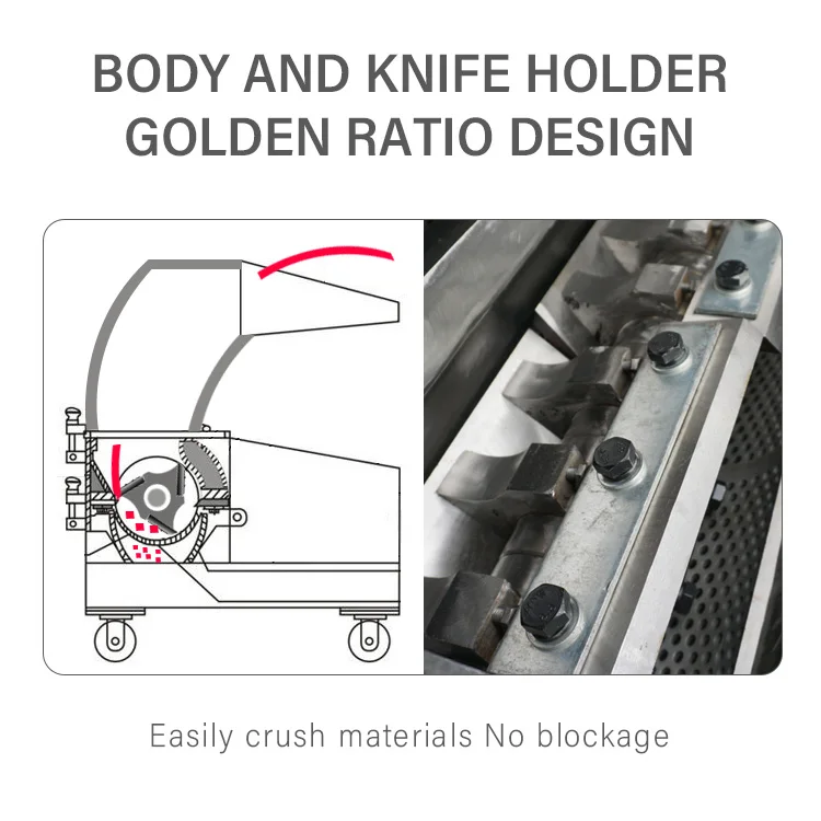 Одновальный дробильный станок для бумаги/Измельчитель пены