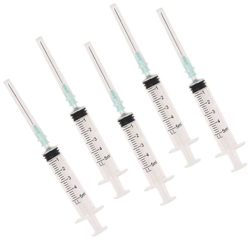 5cc syringe with needle with CE/GMP
