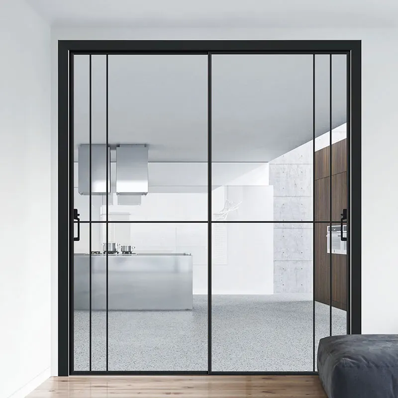 Modern balcony villa double glazed sliding door system aluminium sliding glass doors