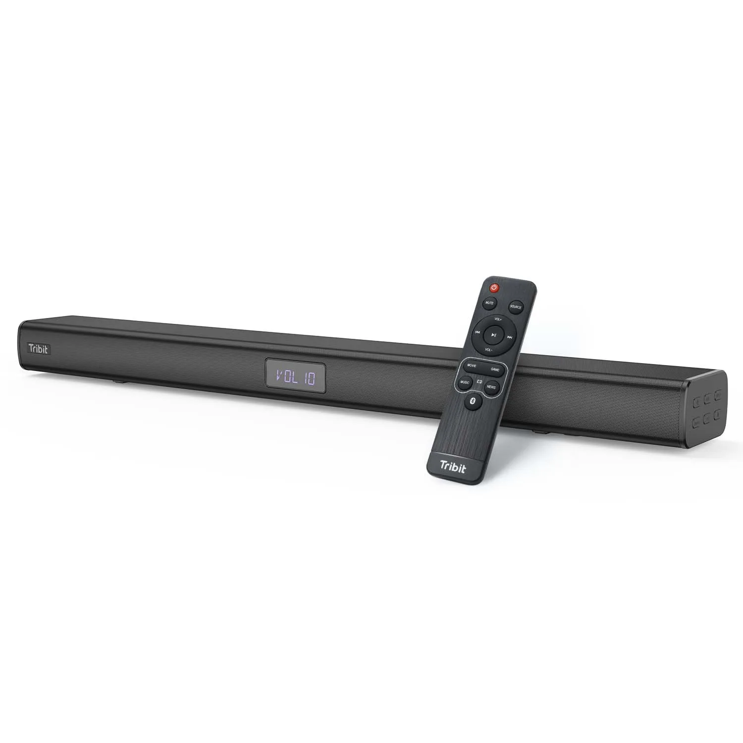 Tribit Sound Bar Wireless Speaker, 6 Mics, 80W Multiple Connection, BT 5.0, for Home, Wall Mount, Desktop