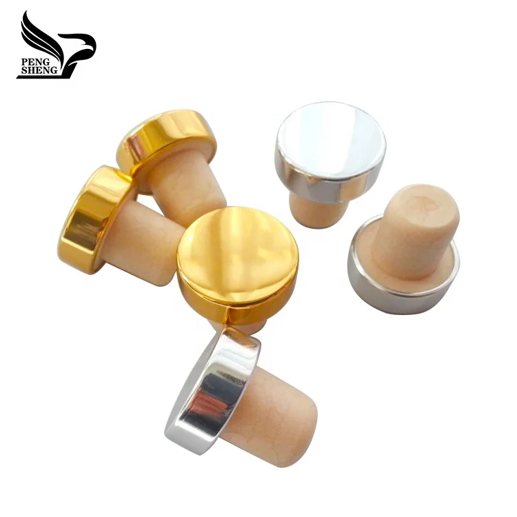 Custom Aluminum Top T Shape Wine Bottle Cork Stopper