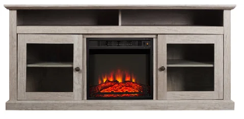 Indoor electric fireplace with mantel electric fireplace TV stand