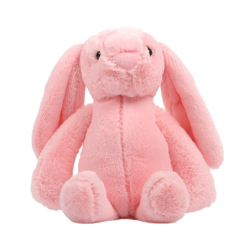 
38cm Good Quality Bunny Rabbit Stuffed Animal Pillow Lifelike Rabbit Doll Hand Puppet for Gift 