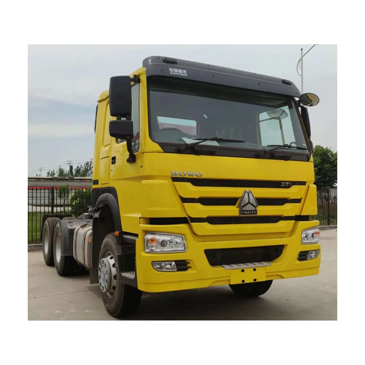 95%New Liangshan Sinotruck HOWO 10 Wheels 6X4 Tractor Truck Trailer Head 375Hp/371HP Used Tractors