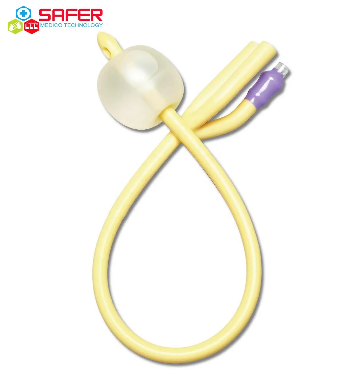 
 Медико латексный одноразовый мочевой катетер 2 way  