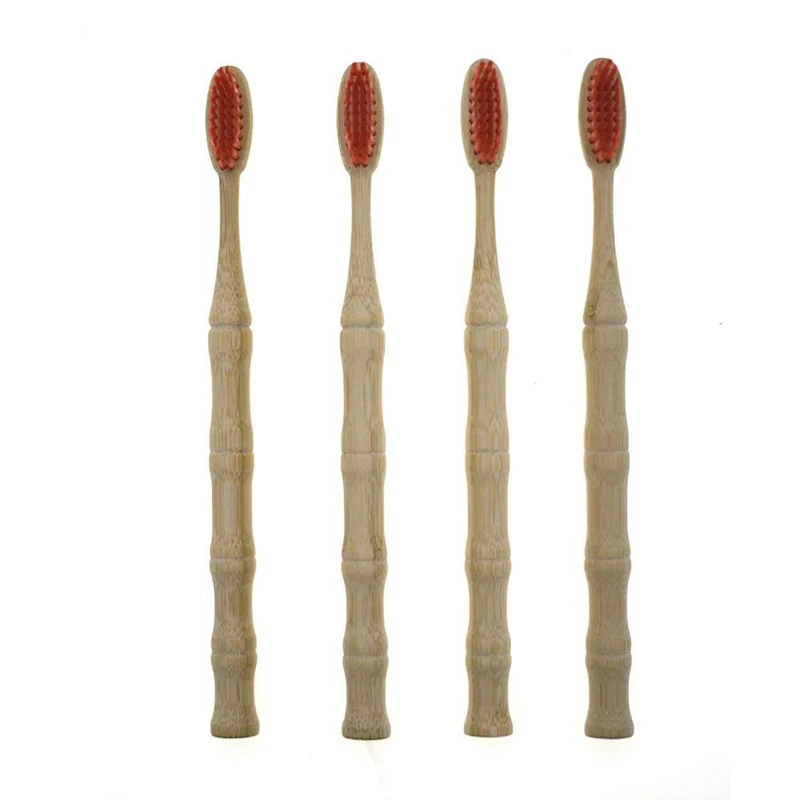 High quality portable bamboo eco friendly whitening manual biodegradable wooden toothbrush